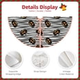 thumbnail image 3 of Sikiie Haloween Pumpkins Nativity Christmas Tree Skirt, Jesus Christian Winter Holiday Tree Mat Decoration(30-48IN)30", 3 of 6