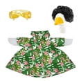 thumbnail image 2 of Ohmyroo Hawaiian Style Shirt and Wig Set For Porch Goose Decor Costumes, 2 of 9