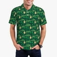 thumbnail image 3 of Rocae St Patrick's Day9 for Men's Short Sleeve Polo Shirt, Quick Drying Performance Moisture Wicking Sports Men's Golf Shirt 4X-Large, 3 of 9