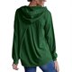 thumbnail image 3 of Sudaderas con Capucha para Mujer Sueltas Informales Material Suave y Transpirable Estilo Simple y Moderno Sudadera con Capucha para Mujer para Fiesta Trabajo Viajes GreenS XL, 3 of 5
