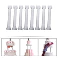 thumbnail image 3 of Eease 8pcs Cake Pillars Cake Support Tiered Cake Supports Rods Wedding Party Cake Support, 3 of 6