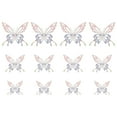 thumbnail image 2 of VerPetridure Metal Texture 3D Hollow Simulation Butterfly Hb019 Silver 3D Flying Hollow Butterfly Home Decoration Festive Party Layout Cardboard Butterfly Wall Sticker, 2 of 9