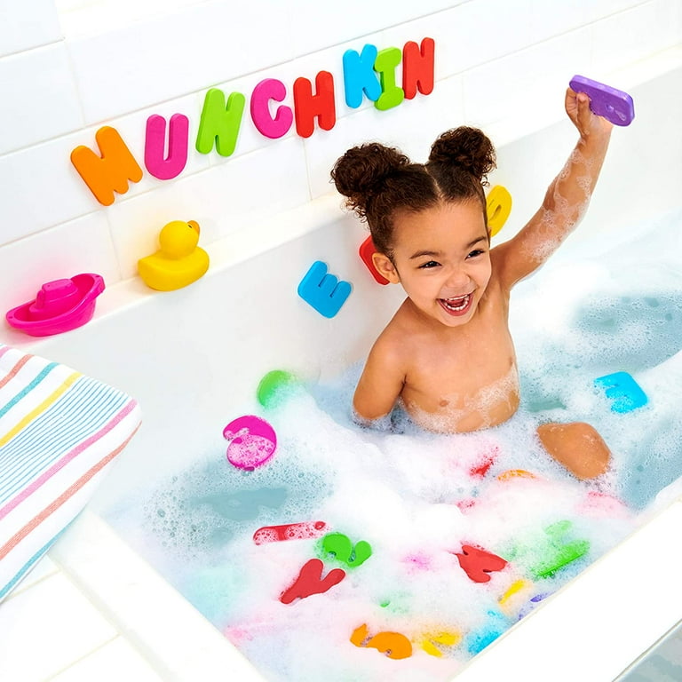 36Pcs Play Set Of Bath Foam Letters & Numbers Educational Shower