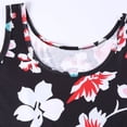 thumbnail image 4 of Fankiway Robes Décontractées Sans Manches pour Femmes Col Rond Robe d'Été Imprimée pour la Plage Robes Sans Manches pour Femmes Grande Taille, 4 of 6