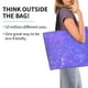 thumbnail image 2 of Balery Purple Glitter Bolsa Tote Estilo Estético con Cremalleras, Bolsa de Hombro, Bolsa de Compras Grande y Plegable, 2 of 8