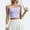 Purple, variant on Women Plus Size Tops Round Neck Double Shoulder Strap Soft High Elastic Breathable U-shaped Beautiful Back Fixed Chest Pad Sports Black M