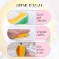 thumbnail image 5 of Washable Dish Sponges, Cute Fruit Shape Thickened Kitchen Sponge, Multifunctional Wipe Decontamination, Dishwashing Sponge 4pcs, 5 of 5