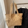 thumbnail image 5 of breaise Crush Tote Bag for Women,Puffer Work Tote with Zipper, Travel Essentials Quilted Tote Bags, 5 of 6