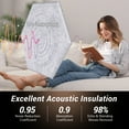 thumbnail image 3 of 18 Pack Hexagon Acoustic Panels, TONOR 12"x 10"x 0.4" High Density Sound Proof Panels for Walls, Sound Dampening Insulation Treatment Wall Panels, Sound Absorbing Padding for Studio, Office, Home, 3 of 8