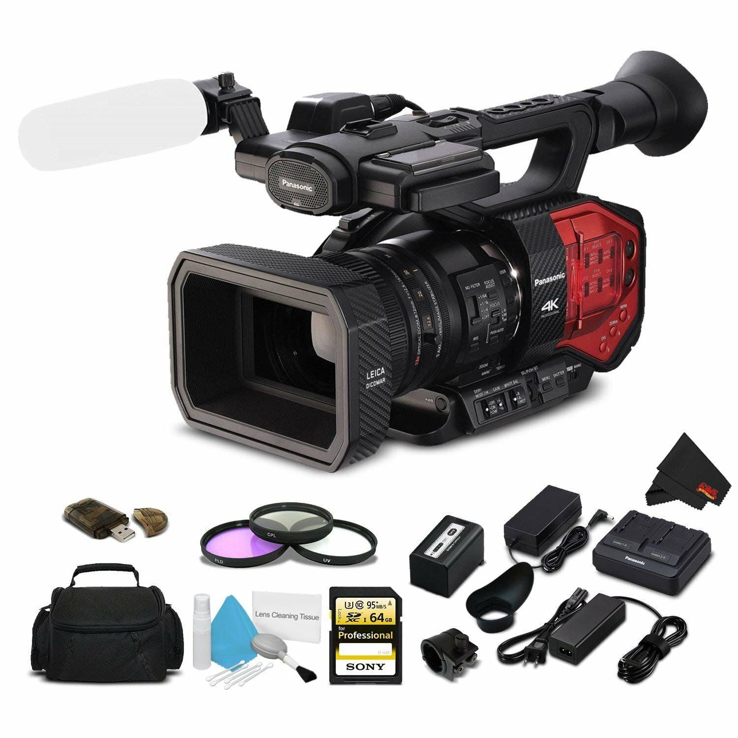 PL Opteka 37mm Hi-Def Professional Video Filter Kit UV FLD 