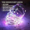 thumbnail image 5 of Multicolor Fairy Lights Battery Operated (Included), 8 Modes & Auto Timer, 16FT 50Led Mini Twinkle Silver Wire Firefly Starry Lights, Waterproof Battery Operated Lights for Mason Jars Wedding, 5 of 12