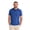 Rinse Blue Heather, variant on Men's Textured Stripe Polo Shirt