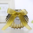 thumbnail image 3 of Paquete de 6 cajas de plástico para caramelos para golosinas con lazo para bodas, cumpleaños, baby shower, compromiso, , Oro Gloria Botella de forma de zanahoria linda, 3 of 9