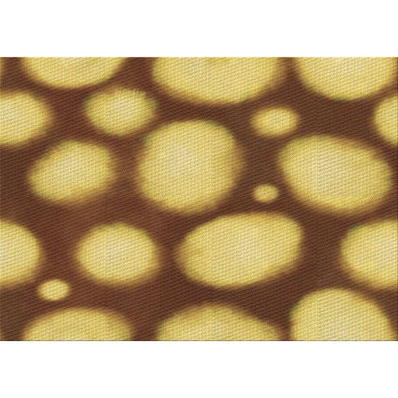 Ahgly Company Indoor Rectangle Patterned Saddle Brown Area Rugs, 4' x 6'