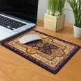 thumbnail image 4 of WIRESTER 13.77x10.23 in Super Size Rectangle Mouse Pad, Non-Slip X-Large Mouse Pad for Home, Office, and Gaming Desk - Vintage Oriental Purple Persian Floral Rug, 4 of 5