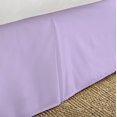 thumbnail image 3 of The Great American Store Bedding Easy on/Easy off 18-Inch Extra Drop Length 1800 Series Double Brushed 100% Microfiber Pleated Bed Skirt - Cal-King (Solid, Lavender), 3 of 3