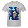 thumbnail image 4 of Bingfone Transparent Jellyfishes Men'S Loose Fit Short-Sleeve Pocket T-Shirt, 4 of 7
