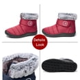 thumbnail image 5 of Women Winter Snow Boots: Fur Lined Warm Slip On Boots for Women Waterproof Non Slip Booties for Commute Outdoor Walking, 5 of 9