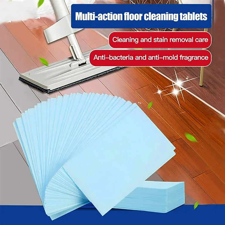 Enyur Floor Cleaner Sheets for Mopping Concentrated Multi-Surface Cleaner  for Non Stubborn Stains, for Daily Cleaning. For RV,Mild Scent for Wall