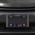 thumbnail image 5 of Texas-El Paso UTEP NCAA Miners (Set of 2) Chrome Metal License Plate Frames with Bold Full Frame Design, 5 of 6