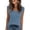 300#Dark Blue, variant on Women Lightweight Knit Sweater Vest Crew Neck Cap Sleeve Soft Stretchy Pullover Casual Business Office Daily Summer Breathable Sleeveless Tops Black S