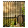 thumbnail image 1 of Cortina de ducha ABPHQTO Barrel And Vine On Of Vineyard poliéster impermeable 150x180 cm, 1 of 1