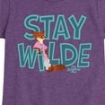 thumbnail image 3 of Zootopia 2 - Nick The Fox Stay Wilde - Youth Girls Short Sleeve T-Shirt, 3 of 5
