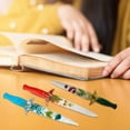 thumbnail image 6 of Flower Dagger Bookmark Set, Creative Floral Metal Page Markers, Decorative Book Accessories for Readers and Book Lovers, 2 Pieces B#070 Purple, 6 of 6