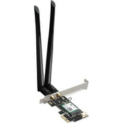 Lemspum Wi-Fi 6 AX200 Wireless Card for PC Windows 10 64bit/Linux/Chrome OS,Dual Bands 2.4G/5G, BT5.0, PCI-E Adapter