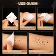 thumbnail image 6 of Freckle Stickers - Qbt-020 - Freckles Golden Glitter Stickers Long Lasting for Halloween and Parties Easy To, 1 Sheet of Freckle Stickers, Easter, Wedding Makeup Organizers, 6 of 8