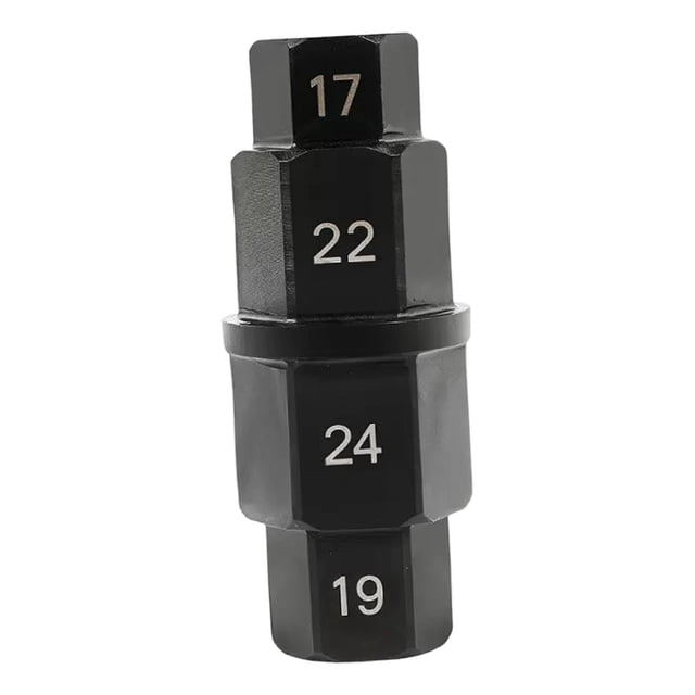 jinwen Hex Axle Tool Carbon Steel Universal Repair Tool Spindle Socket Adapter Tool Black