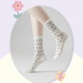 thumbnail image 2 of Calcetines bonitos para mujer, calcetines escolares transpirables de encaje suave, estampado de flores de dibujos animados con volantes de frutas, te hacen especial, 2 of 5