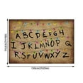 Alphabet Wooden Birthday Background Fabric Theme Alphabet Birthday