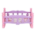 thumbnail image 4 of Mini Muñeca Cuna Juguete, Pequeño Bricolaje 1:12 Cuna De Casa De Muñecas A Escala Para Dormitorio Para Niños, 4 of 7