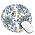 thumbnail image 2 of Disketp Flowers And Butterflies Small Mouse Pad 7.9x7.9 Inches,Washable Round Mousepad For Office Laptop Computer,Non-Slip Rubber Base Mouse Pads For Wireless Mouse, 2 of 8