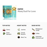 Emper Ladies Abaq Oud For Love EDP 3.4 oz Fragrances 6294021900843