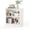 Cream2, variant on 72 in Tall Bookcase, Dark Cherry 31.3 in Wide Floor Standing Bookshelf, 5 Tier Large Floor Standing Display Storage Shelves with Adjustable Shelves for Living Room Hallway Home Office Bedroom
