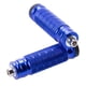 thumbnail image 3 of 2 reposapiés traseros para motocicleta M8, antideslizantes, reemplazan directamente el reposapiés trasero de aluminio. Azul, 3 of 8