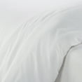 thumbnail image 5 of Serta Simply Clean 3-Piece Solid Duvet Set, White, Full/Queen, 5 of 10