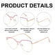 thumbnail image 4 of Gafas de luz azul para hombres y mujeres, gafas de ojo de gato con bloqueo UV para ordenador, gafas ultraligeras, 4 of 5