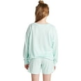 thumbnail image 4 of Justice Girls 2-Piece Long Sleeve Lounge Sweatshirt and Short Pajama Set, Sizes 5-18, 4 of 4