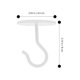thumbnail image 2 of Plant Hook Ceiling Mount Hangers for Hanging Plants 8Sets Durable Iron, 2 of 5