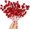 As Shown, variant on 20Pcs Christmas Red Berry Artificial Berry Stems 8inches Christmas Berry Decor Picks Christmas Wreath Decoration Supplies for Xmas Tree Crafts Gift Accessories for Christmas Party