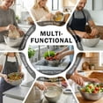 thumbnail image 6 of Mixing Bowls with Airtight Lid, 7 Piece Stainless Steel Nesting Bowls for Space Saving Storage, Perfect for Cooking, Baking, Prepping & Food Storage, 6 of 6