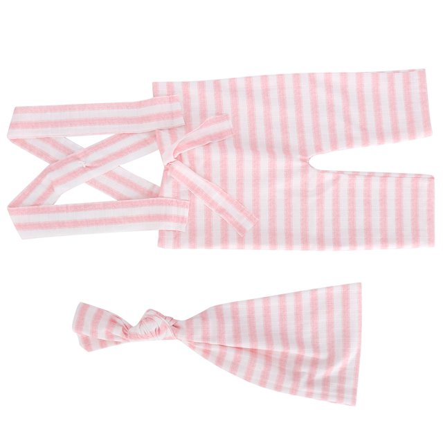 Ropa para fotografía de bebés, traje para fotografía de recién nacidos, trajes para sesión de fotos de bebés a rayas, accesorios para fotografía de bebés, valor inmejorable