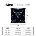 thumbnail image 5 of Taurus Constellation Elegant Velvet Bed Pillow Set - Decorative Pillows with Unique Patterns, Chair Pillow Covers - 16x16, 18x18, 20x20 inches for Any Occasion - Set of 2 Items, 5 of 6