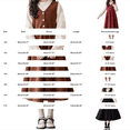 thumbnail image 2 of LIJCC Robe Salopette en Velours Côtelé Sans Manches à Boutons pour Fille, Col en V, Manches Longues, Robes Smockées, Kawaii, Midi, Babydoll, Camisole, Robe Chandail avec Poche, 2 of 5