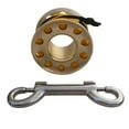 thumbnail image 2 of 49ft Finger Reel with Stainless Steel End Snap Scuba Diving Water Spool, 2 of 7