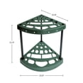thumbnail image 6 of Sto-Away Yard Tool Rack, Holds 18 Yard Tools and Broom Holder for Storage Sheds Organizer, Dark Green and Black, 6 of 10