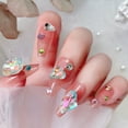 thumbnail image 3 of 30 Uds. De diamantes de imitación para uñas, gemas para decoración de uñas, cristales artesanales, decoraciones de vidrio, diseño plano, cara, ropa, zapatos, decoración Diy, decoración artística de, 3 of 6